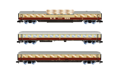 Arnold HN4507 - N - 3-tlg. Set Personenwagen Rheingold, AKE, Ep. VI - Set 1